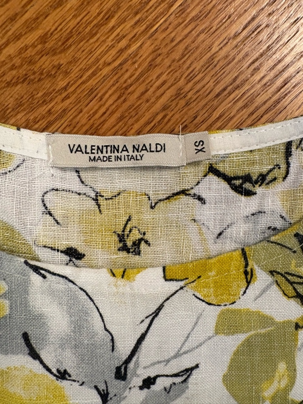 Valentina Naldi Yellow Floral Midi Dress - Picture 4 of 7